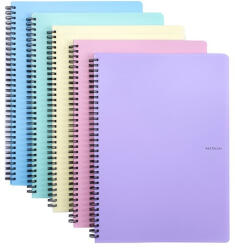 PASTELINi Spirálfüzet vonalas PASTELINI A/5 60 lapos vegyes színekben (8-077) - kreativjatek
