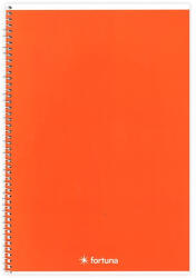 Fortuna Spirálfüzet vonalas FORTUNA Monocolor A/4 70 lapos narancssárga