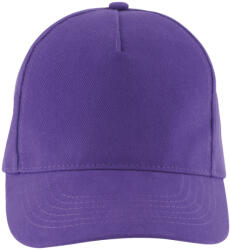SOL'S Uniszex pamut 5 paneles baseball sapka, SOL'S SO00594, Dark Purple-U (so00594dp-u)