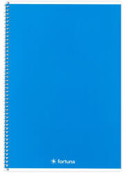 Fortuna Spirálfüzet vonalas FORTUNA Monocolor A/5 70 lapos sötétkék