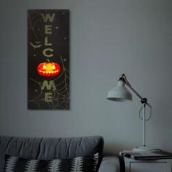  Halloween-i LED-es hangulatkép - fali akasztóval, 2 x AA, 30 x 70 cm (GL202)