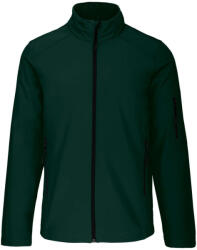 Kariban Férfi 3 rétegű softshell dzseki, Kariban KA401, Bottle Green-S (ka401bg-s)