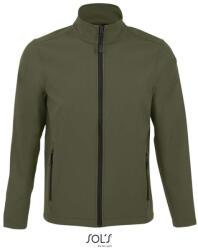 SOL'S Férfi RACE softshell dzseki, SOL'S SO01195, Army-L (so01195ar-l)