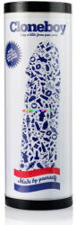 Cloneboy Dildo-Kit Designer Edition pénisz szobor öntő szett, pénisz klónozó, Kék-fehér szilikonból
