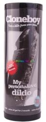 Cloneboy Dildo-Kit Flesh pénisz szobor öntő szett, pénisz klónozó, fekete szilikonból
