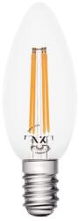 VK LED 4W 470lm 2700Κ 220V E14 Ra-80 360°, овал, Филамент опал - VL LED VK/05104/EI/CL/W (VK/05104/EI/CL/W)