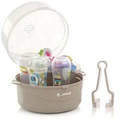 Jané Sterilizator microunde, Jane, Capacitate 6 biberoane, BPA Free, 16.5 cm x 20 cm (8420421038789) Sterilizator electronic