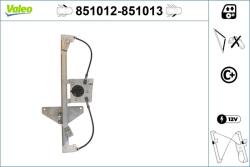 VALEO Mecanism actionare geam VALEO 851012 (851012) - automobilus