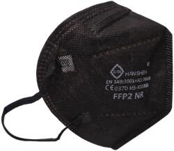 Flippy Védőmaszk, FFP2, fekete, 5 réteg, megfelel a CE 0370, 50 db, szabványnak, külön csomagolva (116531)