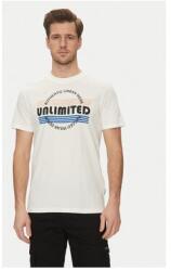 BLEND Férfi kevert anyagú póló, 20718276, Pamut, S INTL, Fehér (0000304799129_S)