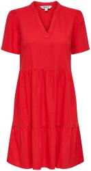 ONLY Női nyári ruha, Only, 15310970, Len/Viszkóz, S INTL, Piros (0000304783944_S)