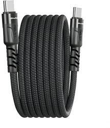 Awei CL-166T USB-C to USB-C Mágneses Kábel Fekete
