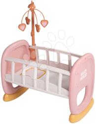 Smoby Leagăn cu carusel Baby´s Cot Soft Baby Nurse Smoby pentru păpușă de 42 cm de la 18 luni (SM220390)