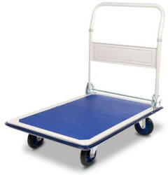 Összecsukható Szállítókocsi - 300kg teherbírás, Csúszásgátló felület, Kék-Fehér