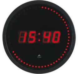 Alba Horled - LED Falióra - 30cm, Fekete, Hangtalan