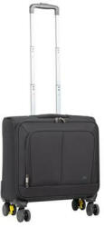 RIVACASE Tegel 8481 Gurulós Laptop Utazóbőrönd - Kézipoggyász, Fekete