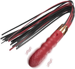 SuperLove 2in1 Perfect Whip & Vibrator Red