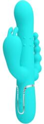 Pretty Love Pretty Love - Cammy 4 Az 1-ben Multifunkcionális Hármas Nyúl Vibrátor Kék (d-242458)