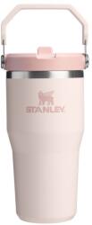 STANLEY Termos roz deschis din oțel inoxidabil 600 ml IceFlow Flip Straw 2.0 Tumbler Rose Quartz - Stanley