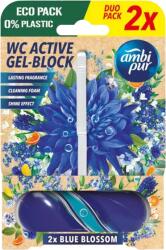 Ambi Pur Ambipur aktív wc gél blokk 2x45g blossom
