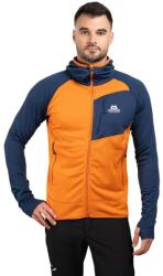 Mountain Equipment Férfi túra pulóver Eclipse Hooded kék|narancssárga