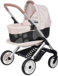 Smoby Kombinált babakocsi Puschair Sandy Maxi Cosi&Quinny Smoby mély sportos és hordozható mózeskosár 42 cm játékbabának 64 cm tolókarral (SM253122)