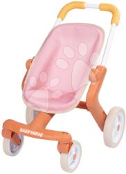 Smoby Sport babakocsi bolygókerekekkel Pop Pushchair Soft Baby Nurse Smoby textil huzattal 42 cm játék babának 53 cm magas tolókarral 18 hó-tól (SM251224)