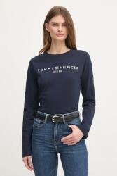 Tommy Hilfiger pamut hosszúujjú sötétkék, WW0WW43620 - sötétkék XS