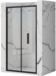 Rea - RAPID FOLD összecsukható zuhanyajtó - fekete matt, 80 x 195 cm, REA-K6418 (REA-K6418)