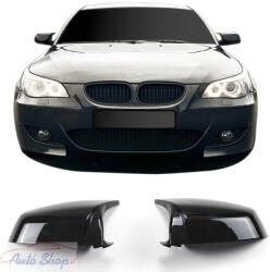  BMW E60, E61 Lci M style M-Tech visszapillantó tükör borítás, fényes fekete , carbon 2007-2010