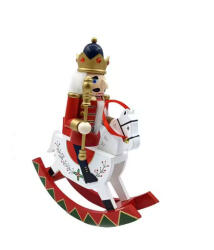  Karácsonyi dísz diótörő hintaló