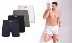 Illusion Pamut passzos boxer Grafit, M 97839
