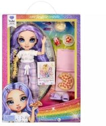 MGA Entertainment Rainbow High Jr: Păpușă în pijama - Violet (503705EUC) Papusa