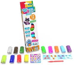 Swisspro Okto Lovin: Set de plastilină, 12 buc - neon și classic (41182)