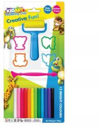 Kid Art Kid Art: Set plastilină cu forme - 12 buc (T100/4MR 1PK)