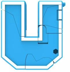 Xinlexin Litere Morphers: U - figurină Pescăruș de mare (GXE2911D) Figurina