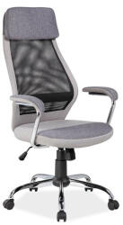 SIGNAL MEBLE Q-336 Ergonomikus Hálós Forgószék Szürke (SIG-OBRQ336SZ)