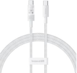Baseus Gem USB C - USB C gyorstöltő kábel 1 m 100 W fehér