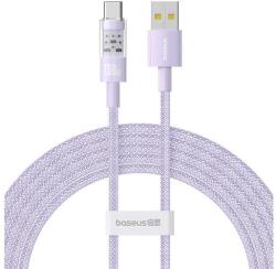 Baseus Gem USB A - USB C gyorstöltő kábel 2 m 100 W Lila
