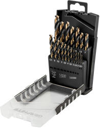 GRAPHITE HSS-CNC Fém Fúrószár, 124°, "Pro-Tec", 1, 0-10, 0 mm, 19 db-os Készlet