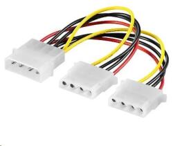 PremiumCord Molex Táp Mintás 30cm kn-1 (kn-1)