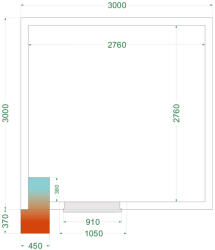 TEFCOLD CRNF3030WD