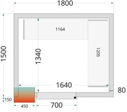 TEFCOLD CR 180x150x212 NF