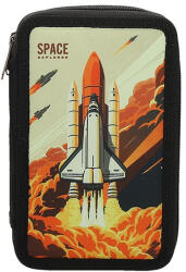 Eurocom Street - Solid 3 emeletes töltött tolltartó (531027)