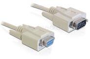 Delock RS-232 soros Sub-D9 apa / anya kábel 2 m (DL84064) (DL84064)