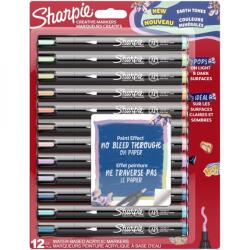 Scrikss Sharpie kreatív akril marker készlet, 12 db, Pasztell (2213421)