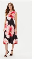 DKNY Virágmintás ruha, Fehér, Fekete, Rózsaszín, 8 (0000305016874_8)