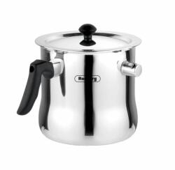 Rosberg R51430A tejfőző, 3 literes, dupla falú, sípok főzéskor, rozsdamentes acél (G9058-3800237040292)