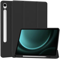 Techsuit Samsung Galaxy Tab S9 FE - Techsuit - Flex Trifold (ceruzatartóval) - Fekete. tok