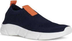 GEOX Gyermek tornacipő, Geox, Poliészter, Navy/Orange, 38 EU